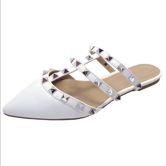 LAST SIZE 6.5 ❗️Victoria Studded Mules - Picture 6 of 8